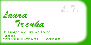 laura trenka business card